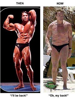 Arnold Schwarzenegger: Then and Now